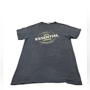 Blue, White, and Green Gildan Ultra Cotton T-shirt